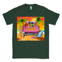 Sports Green summer truck Classic Tee - TumblerDesignByShophia