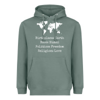 Sage birthplace earth race human politics freedom religion love t shirt Heavyweight Hoodie - longCreatives