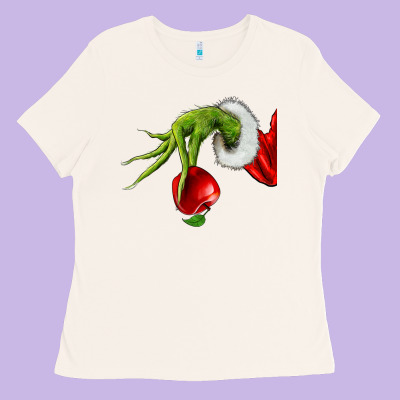 Christmas Character Ladies Tee Designed By Nancycooperartshop