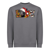 Storm love christmas black angus Heavyweight Sweatshirt - LillyAllenDesigns
