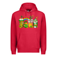 Cardinal st patricks day coffee Premium Hoodie - Jasminsmagicworld