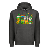 Charcoal Heather st patricks day coffee Premium Hoodie - Jasminsmagicworld