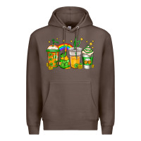 Coffee st patricks day coffee Premium Hoodie - Jasminsmagicworld