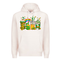 Pale Pink st patricks day coffee Premium Hoodie - Jasminsmagicworld