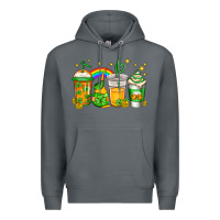Rock st patricks day coffee Premium Hoodie - Jasminsmagicworld