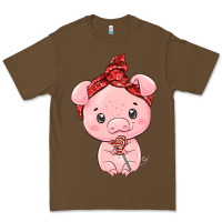 Cacao cute pig Premium Tee - texasbilliewilder