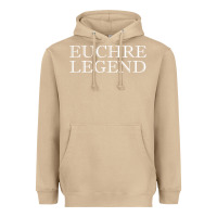 Mushroom euchre tee shirt funny euchre player gift idea euchre legend Heavyweight Hoodie - longCreatives