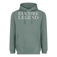 Sage euchre tee shirt funny euchre player gift idea euchre legend Heavyweight Hoodie - longCreatives