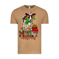 Vintage Camel mooey christmas holstein cow Vintage Tee - CowGirlArtShop