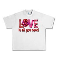 Lunar Rock Love is all you need Valentine's Day Urban Heavy Tee - HowdyJamesFarm