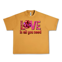 Peanut Butter Love is all you need Valentine's Day Urban Heavy Tee - HowdyJamesFarm