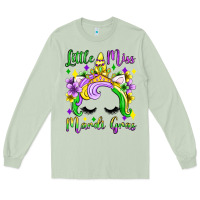 Matcha little miss mardi gras unicorn  olivia Long Sleeve Tee - OliviaCreatesArt