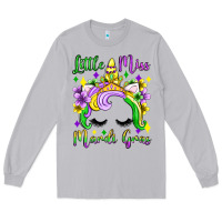 Moon Dust little miss mardi gras unicorn  olivia Long Sleeve Tee - OliviaCreatesArt