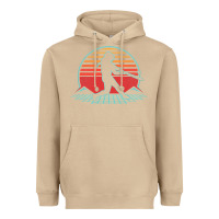 Mushroom Softball Retro Vintage 80s Style Player Gift Heavyweight Hoodie - longCreatives