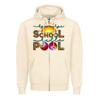 Sandshell bye bye school hello pool Zipper Hoodie - Artiststas