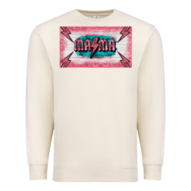 Western Mama Pink Glitter Premium Sweatshirt by BarkalooDesign | Teevron