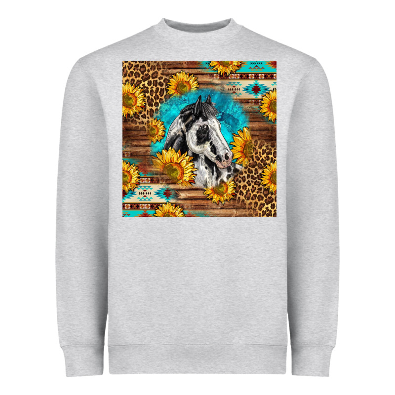 Western Paint Horse Heavyweight Sweatshirt by LillyAllenDesigns | Teevron