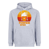 Heather Grey pumpkin spice af retro vintage background happy halloween Heavyweight Hoodie - longCreatives