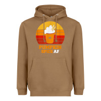 Toasted Coconut pumpkin spice af retro vintage background happy halloween Heavyweight Hoodie - longCreatives