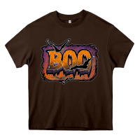 Chocolate Brown boo Heavy Core Tee - JahusDesignShop