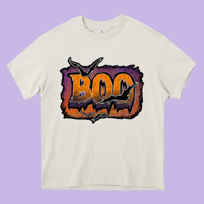 Boo Heavy Core Tee Designed By Jahusdesignshop