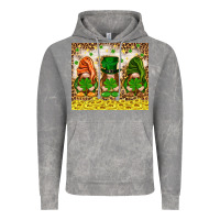 Cloud Rock St. Patrick's Day gnomies with leopard tumbler Vintage Hoodie - HowdyJamesFarm