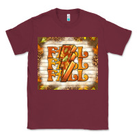 Burgundy fall with lightning bolt Classic Tee - TumblerDesignByShophia