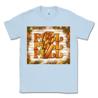 Dusty Blue fall with lightning bolt Classic Tee - TumblerDesignByShophia