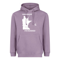 Lavender MN Minnesota Fishing T Gift for Fishermen and Anglers Heavyweight Hoodie - longCreatives