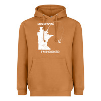 Meerkat MN Minnesota Fishing T Gift for Fishermen and Anglers Heavyweight Hoodie - longCreatives