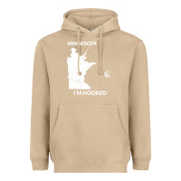 Mushroom MN Minnesota Fishing T Gift for Fishermen and Anglers Heavyweight Hoodie - longCreatives