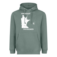 Sage MN Minnesota Fishing T Gift for Fishermen and Anglers Heavyweight Hoodie - longCreatives