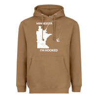 Toasted Coconut MN Minnesota Fishing T Gift for Fishermen and Anglers Heavyweight Hoodie - longCreatives