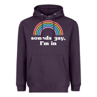 Plum Sounds Gay, I'm In Heavyweight Hoodie - longCreatives