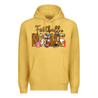 Antique Gold football NONNiE Premium Hoodie - CowhideDigitalArt