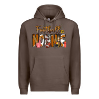 Coffee football NONNiE Premium Hoodie - CowhideDigitalArt