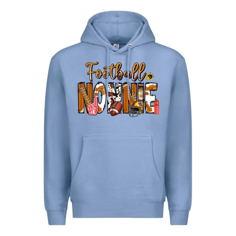 Football Nonnie Premium Hoodie by CowhideDigitalArt | Teevron
