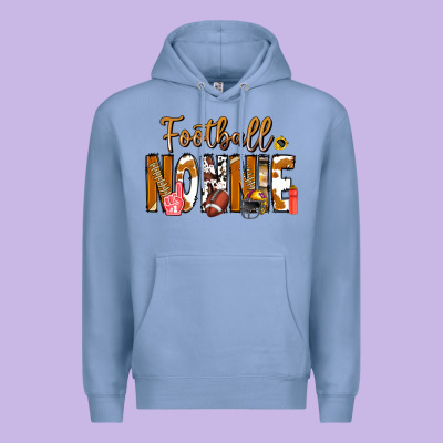 Football Nonnie Premium Hoodie Designed By Cowhidedigitalart