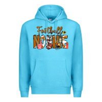 Ocean Blue football NONNiE Premium Hoodie - CowhideDigitalArt
