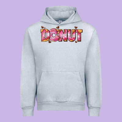 Donut With Donut And Hearts Urban Hoodie Designed By Adodesignshop