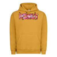 Pigment Peanut Butter donut with donut and hearts Urban Hoodie - AdoDesignShop