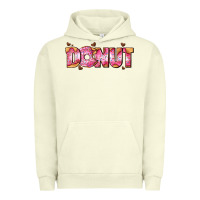 Pigment Pistachio donut with donut and hearts Urban Hoodie - AdoDesignShop