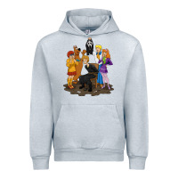 Heather Grey surprise!  scooby dog with friends funny halloween Urban Hoodie - longCreatives