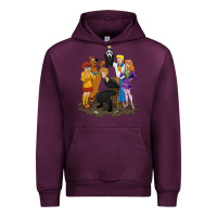 Mauve Wine surprise!  scooby dog with friends funny halloween Urban Hoodie - longCreatives
