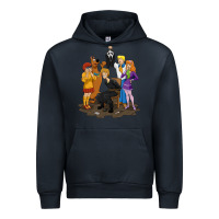 Navy surprise!  scooby dog with friends funny halloween Urban Hoodie - longCreatives