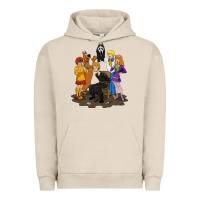 Pigment French Oak surprise!  scooby dog with friends funny halloween Urban Hoodie - longCreatives