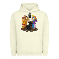 Pigment Pistachio surprise!  scooby dog with friends funny halloween Urban Hoodie - longCreatives
