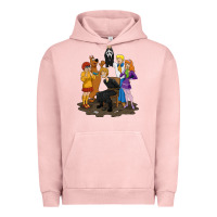 Pigment Salmon surprise!  scooby dog with friends funny halloween Urban Hoodie - longCreatives