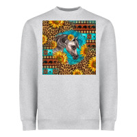 Heather Grey arabian horse Heavyweight Sweatshirt - LillyAllenDesigns