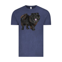 Vintage Denim black chow chow Vintage Tee - RanaPortraitStore